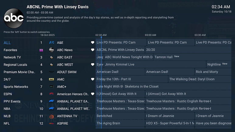 MagaLive Television View