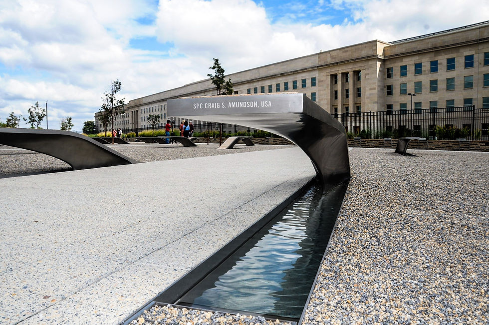 pentagon memorial 9/11 usa waszyngton ameryka atak terrorystyczny 2001