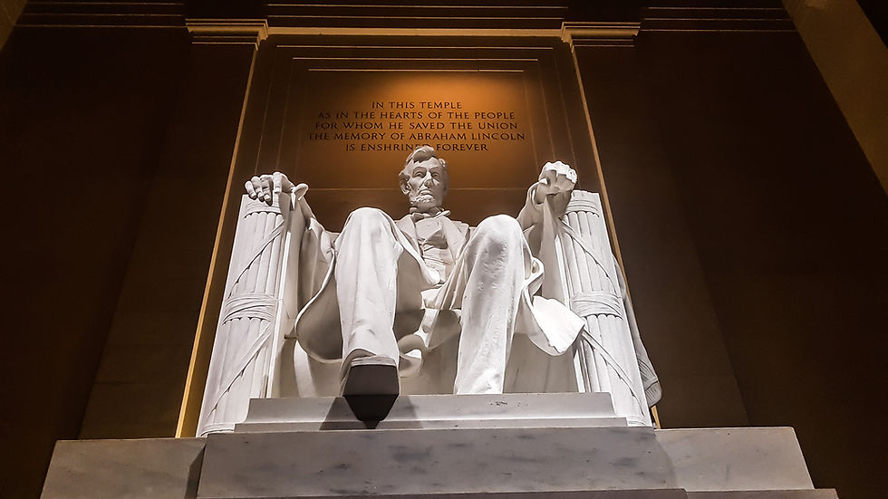 lincoln memorial washington waszyngton usa stany zjednoczone ameryka america zwiedzanie ameryki
