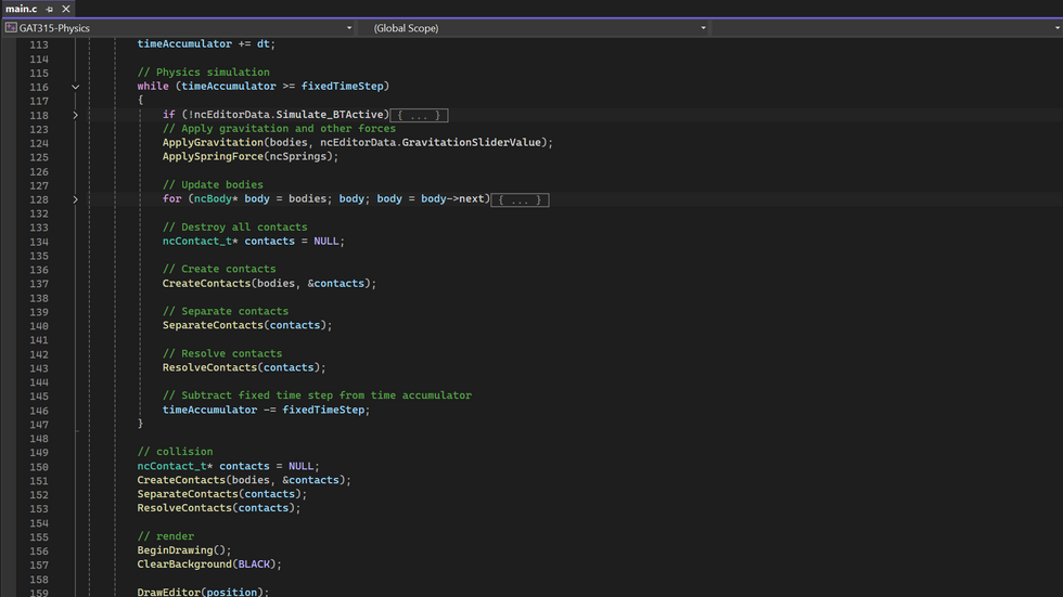 Physics Body Initialization