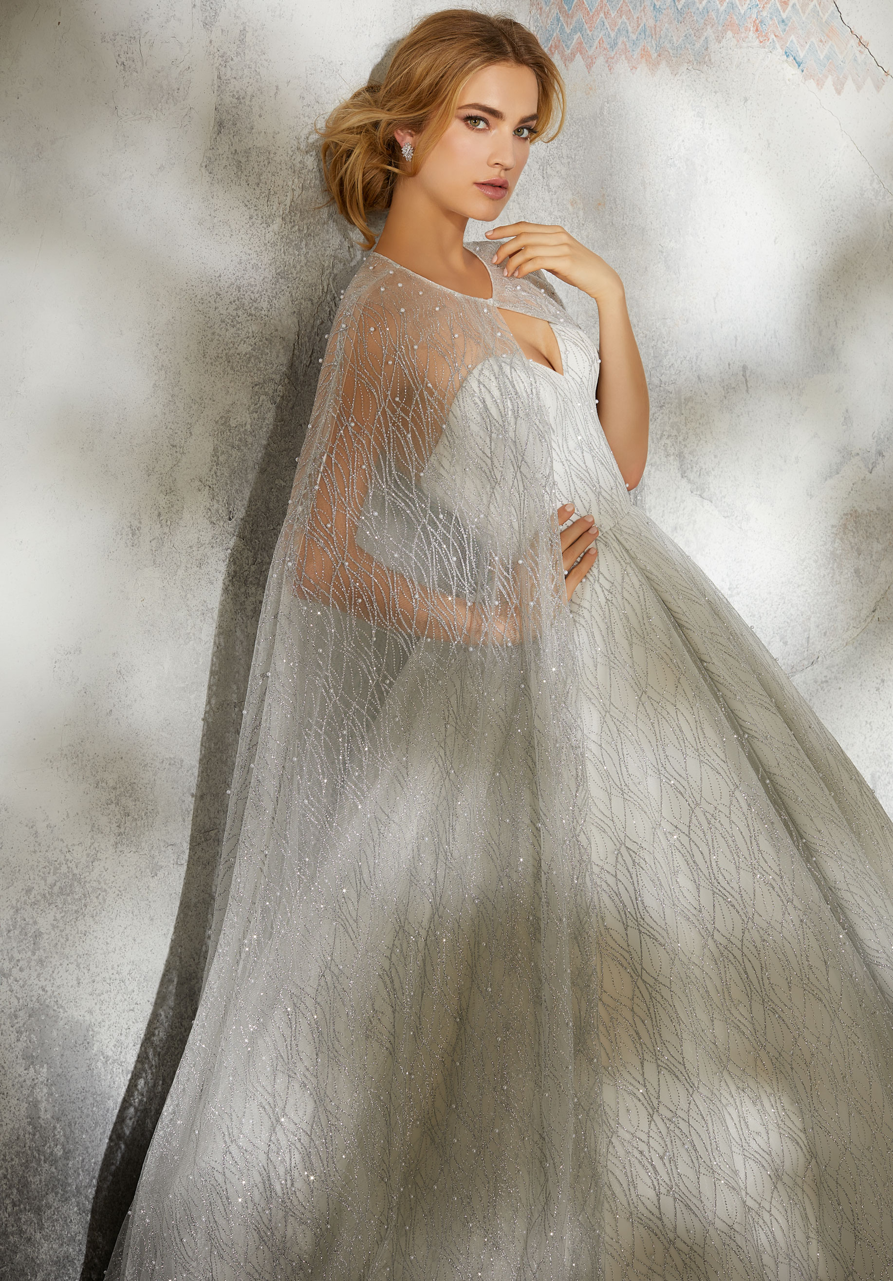 novia Glitter Mori Lee