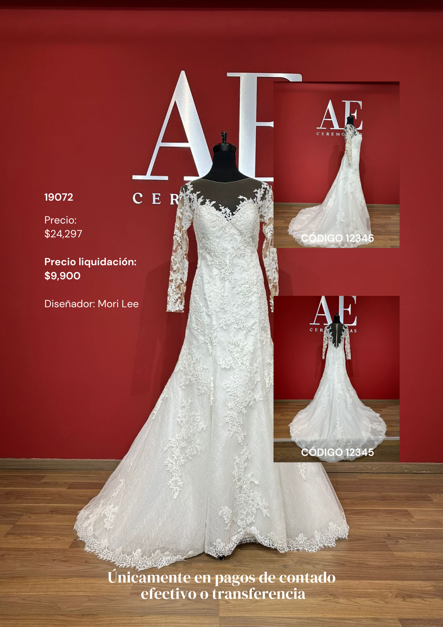 19072 Vestido de Novia Mori Lee