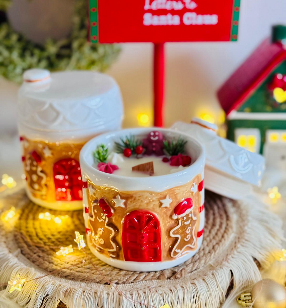 CHRISTMAS COTTAGE TONDA