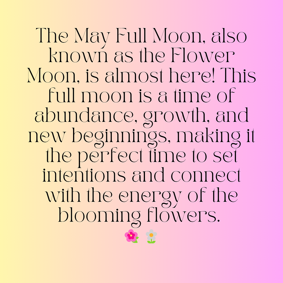 Blooming in Abundance: Celebrating the May Flower Moon