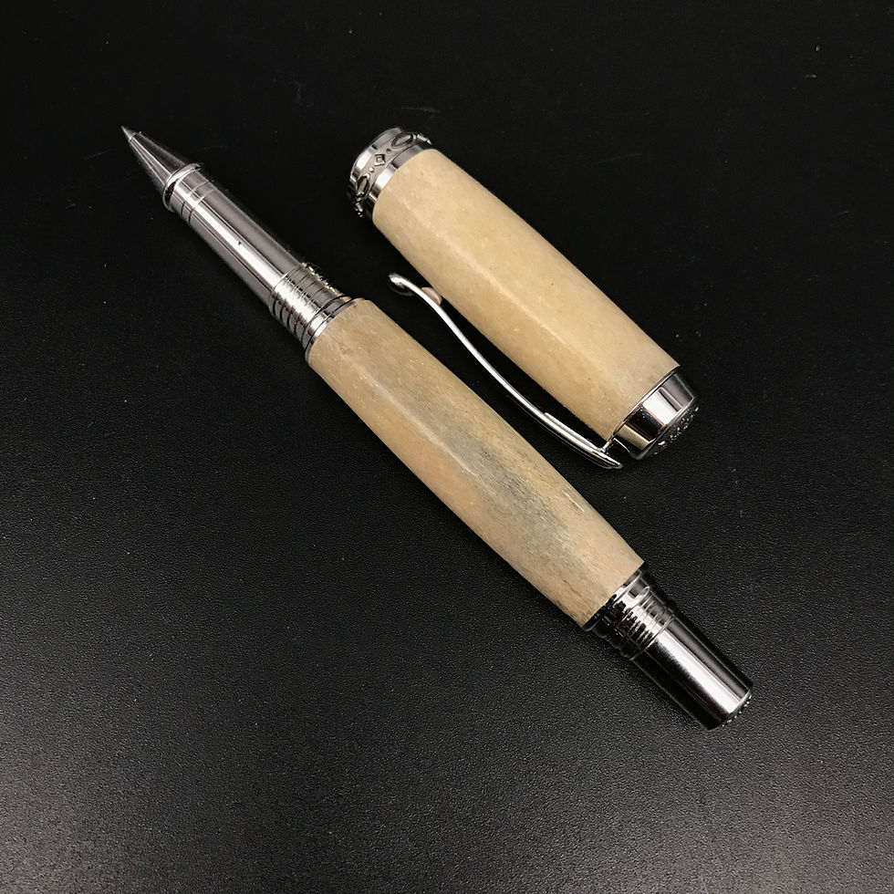 Thumbnail: Naturally Shed Alaskan Moose Antler Executive Pen