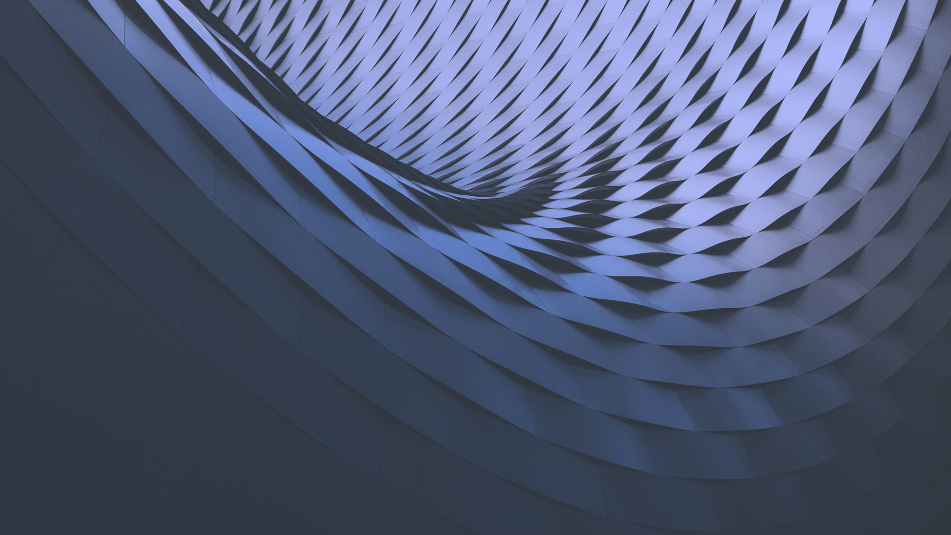 Abstract blue artwork