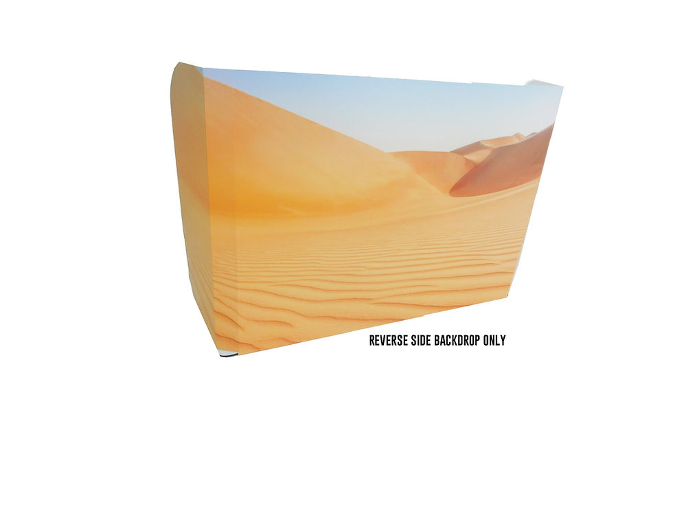 Thumbnail: Brickdrops Arctic/Desert Backdrop w/ 2 Coordinating Play Mats