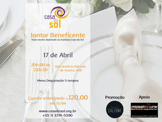 1° JANTAR BENEFICENTE