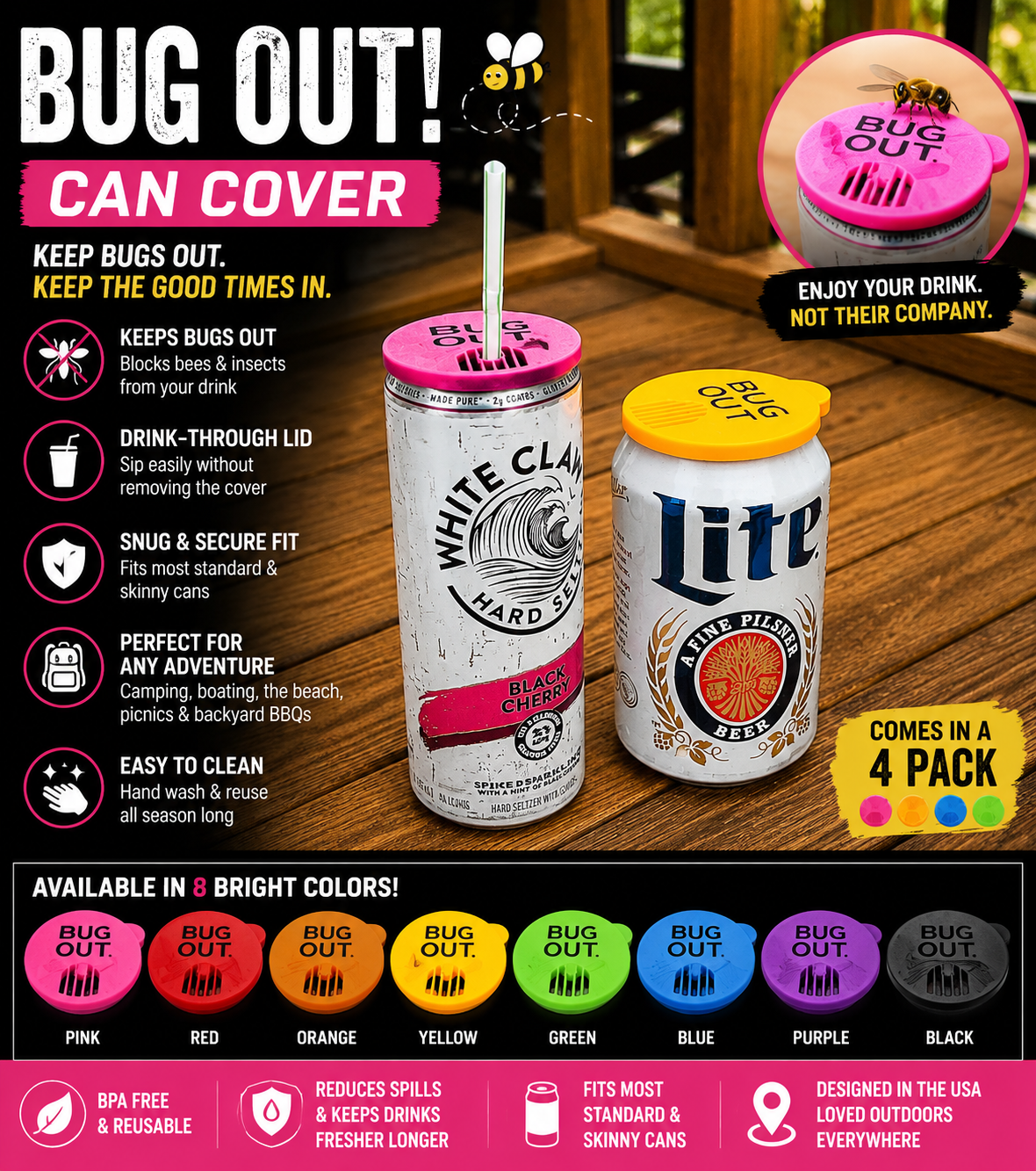 Bug out! Can Cover