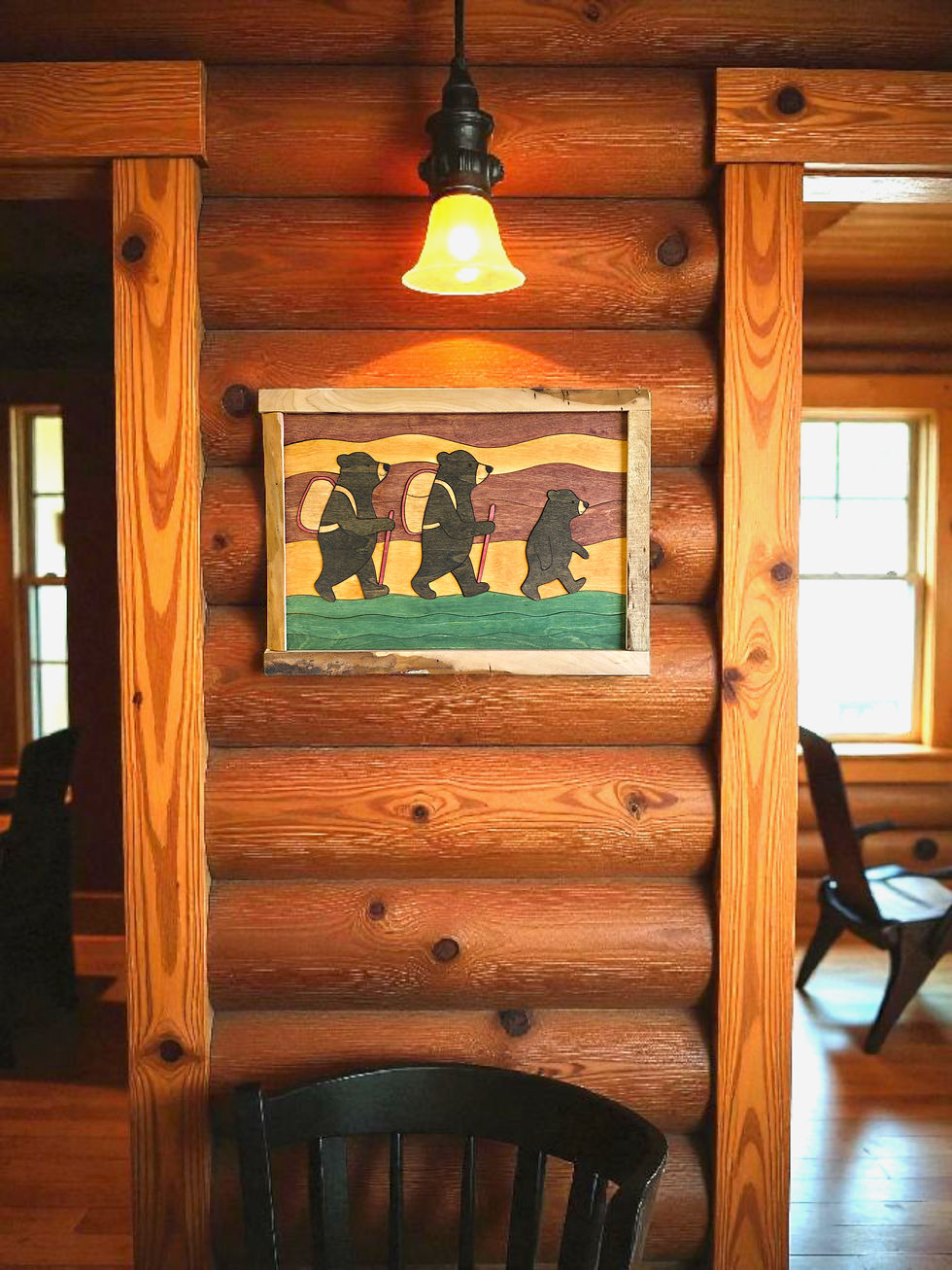 Bears Hiking in the ADK