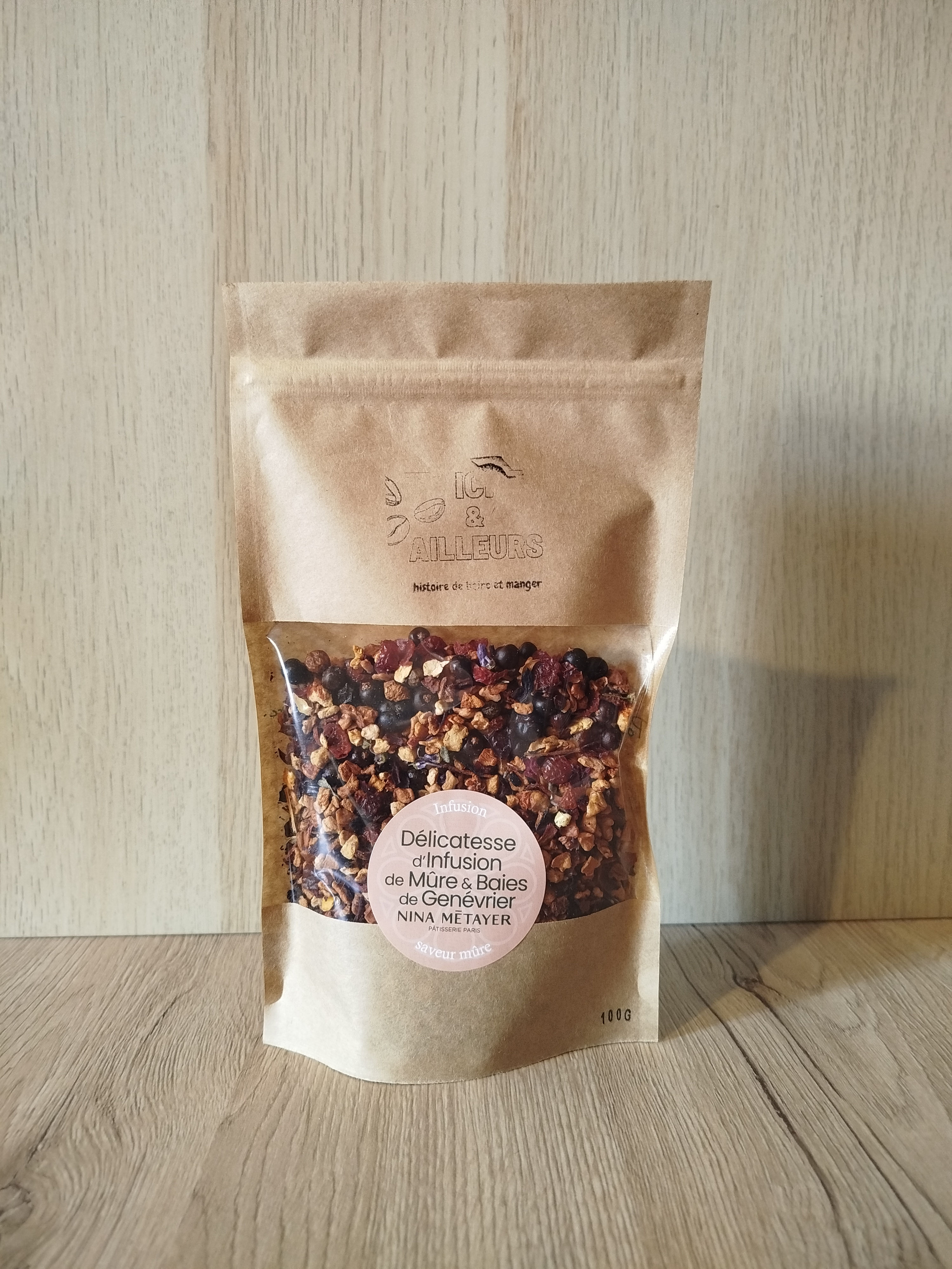 Infusion mûre genièvre