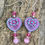 Thumbnail: Daisy heart earrings 