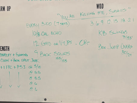 WOD for Wednesday 230809