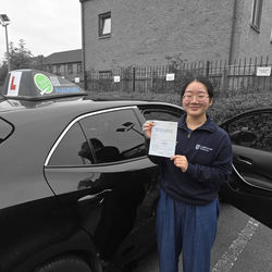 A pass in an Automatic for Sue with simon and Kieran at 4front Driving School