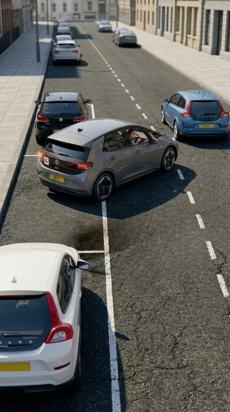Thumbnail: Parallel Park diagrams for learner drivers - Student Ebook - Learning Diagrams by 4front Driving School