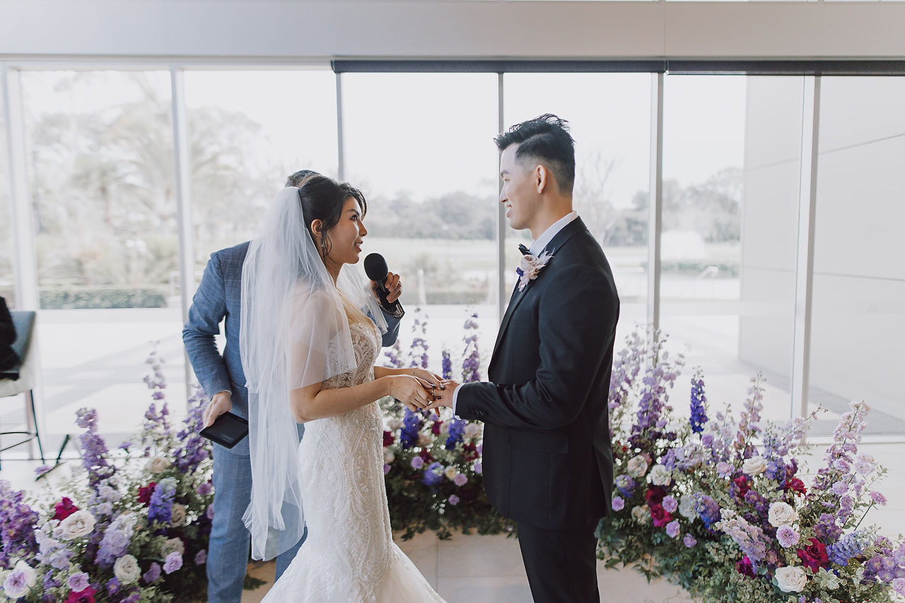 wedding chinese ring exchange