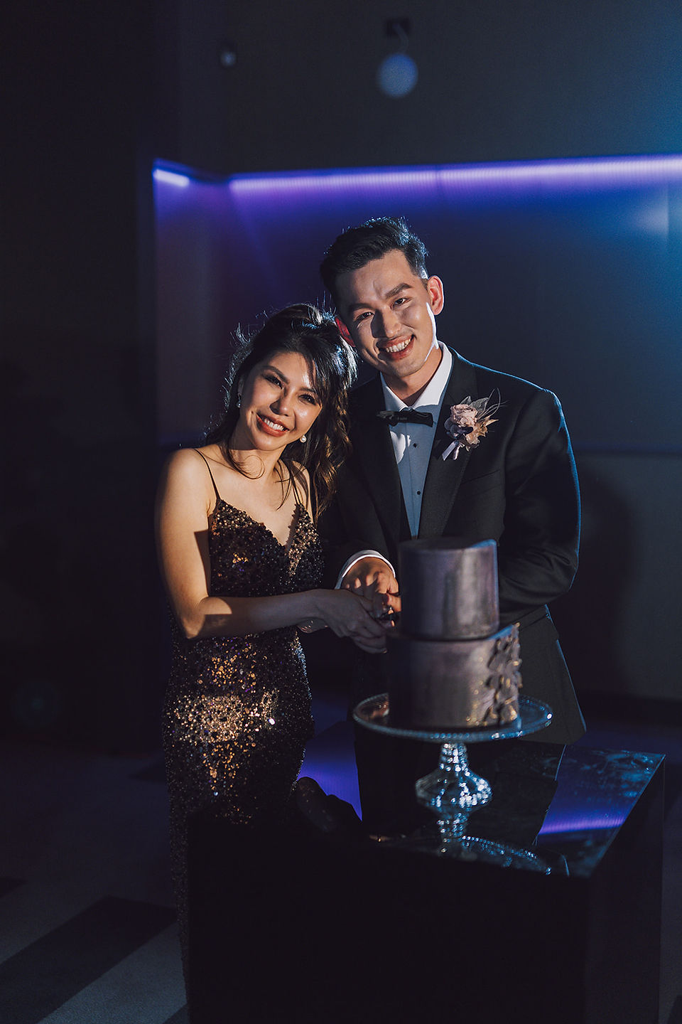 chinese wedding cake cutting