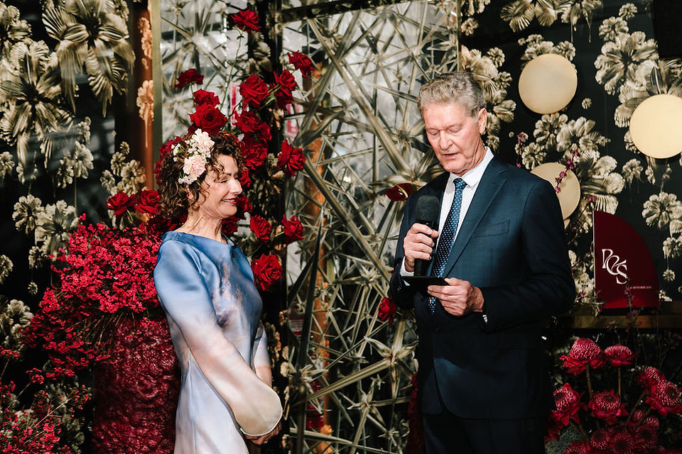 couple exchanging wedding vows