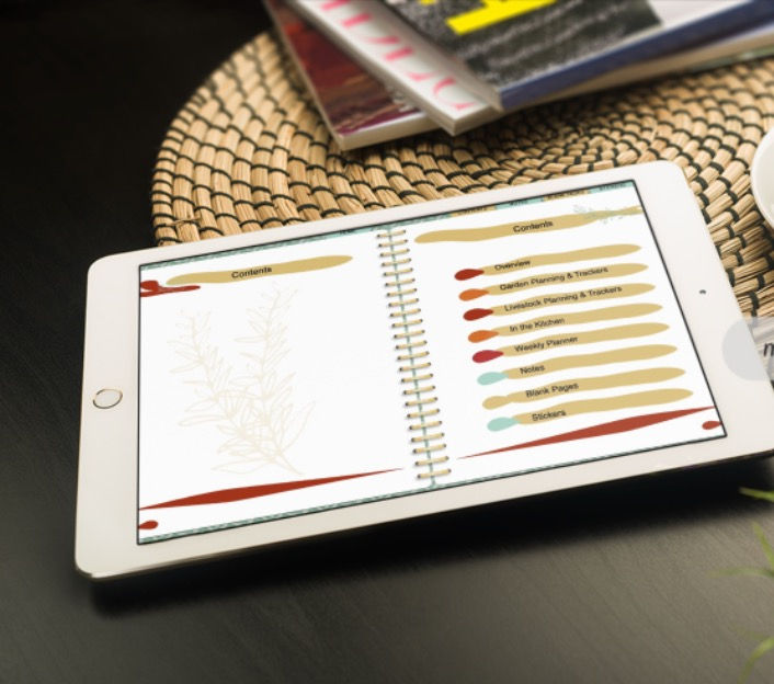 Thumbnail: Complete Garden Homestead Digital Journal 