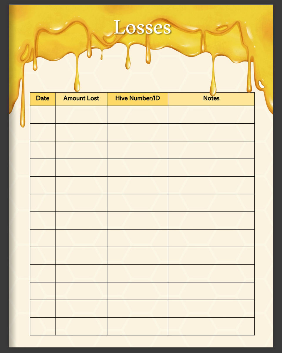 Thumbnail: Honey Bee Farming Planner | Beekeeping Hive & Honey Production Tracker