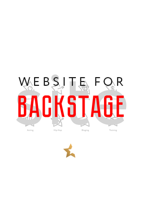 BACK STAGE/ website