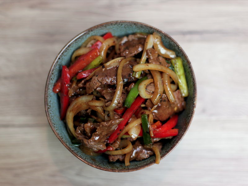 Arranged Food and Objects