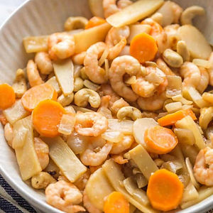 Prawn with Cashewnuts