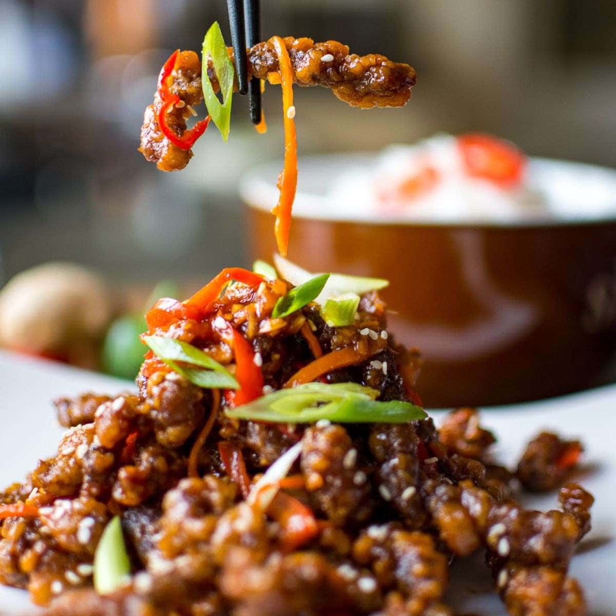 Arranged Food and Objects