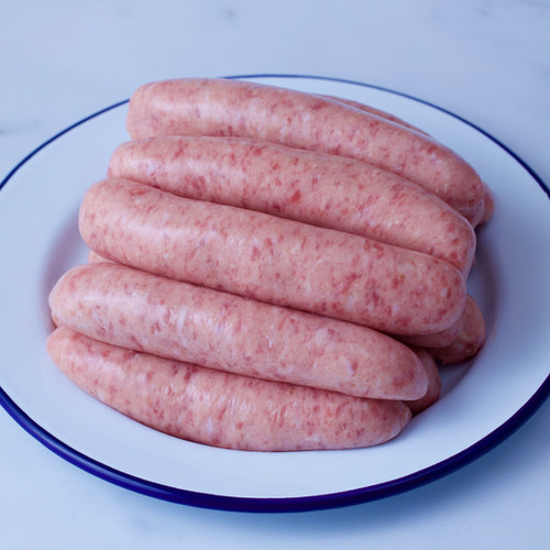 Handlinked Pork Sausages www.angleseyfinefood