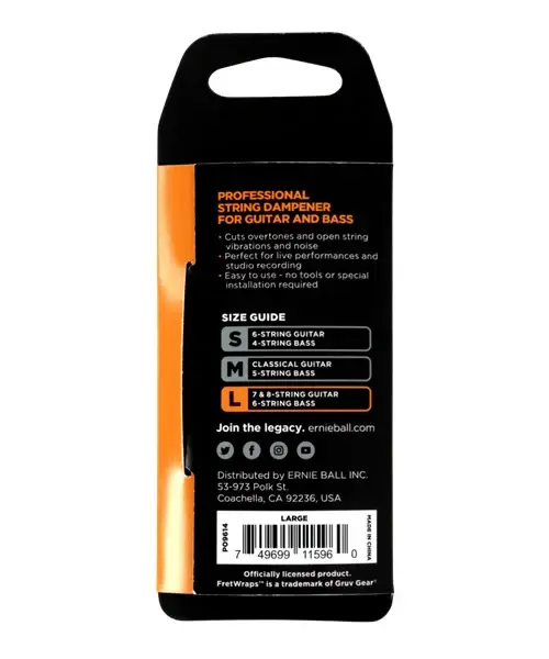 Miniatura: Sordina Ernie Ball para guitarra 9614