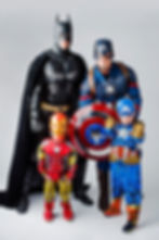 BATMAN, CAPTAIN AMERICA & FUTURE SUPERHEROES
