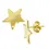 Miniatura: Orecchini Star Con Foro Argento 925 13mm