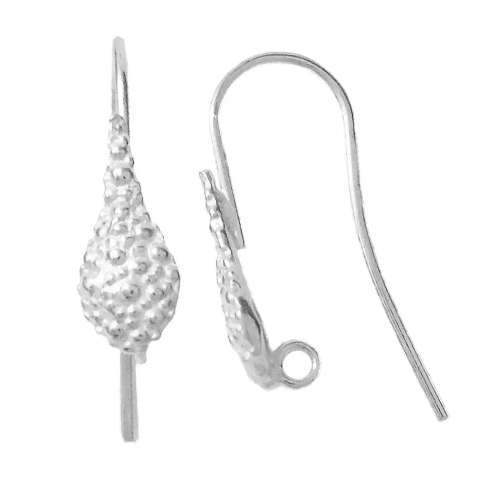 Monachella Lacrima Puntinata Argento 925 17x6mm