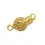 Miniatura: Chiusura Tonda Traforata Argento 925 16x8mm