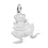 Miniatura: Pendente Rana Argento 925 20x14mm