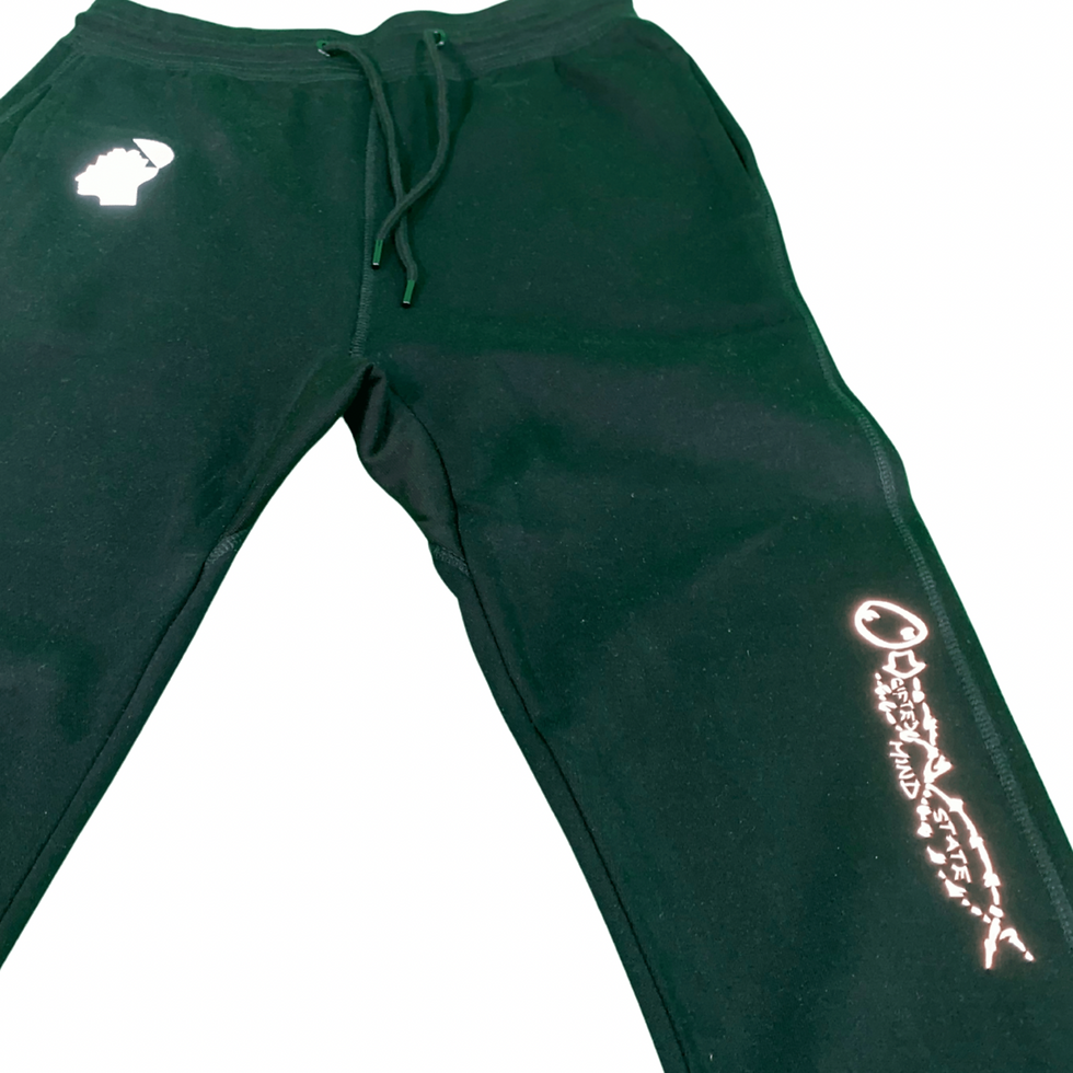 Thumbnail: Celestial Dogon Premium Black Joggers