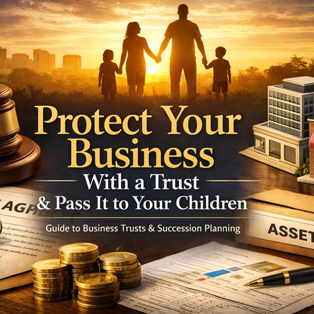 How to Protect Your Business With a Trust and Pass It to Your Children