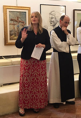 Sonia Testa, mostra Agostini aula capitolare Valvisciolo