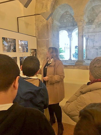Sonia Testa, mostra sui simboli aula capitolare valvisciolo 