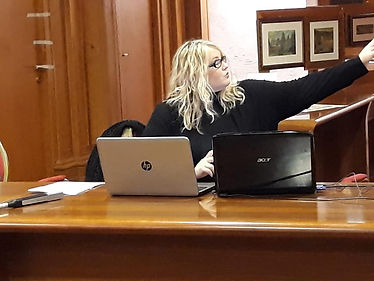 Sonia Testa convegno sui cistercensi Roccagorga