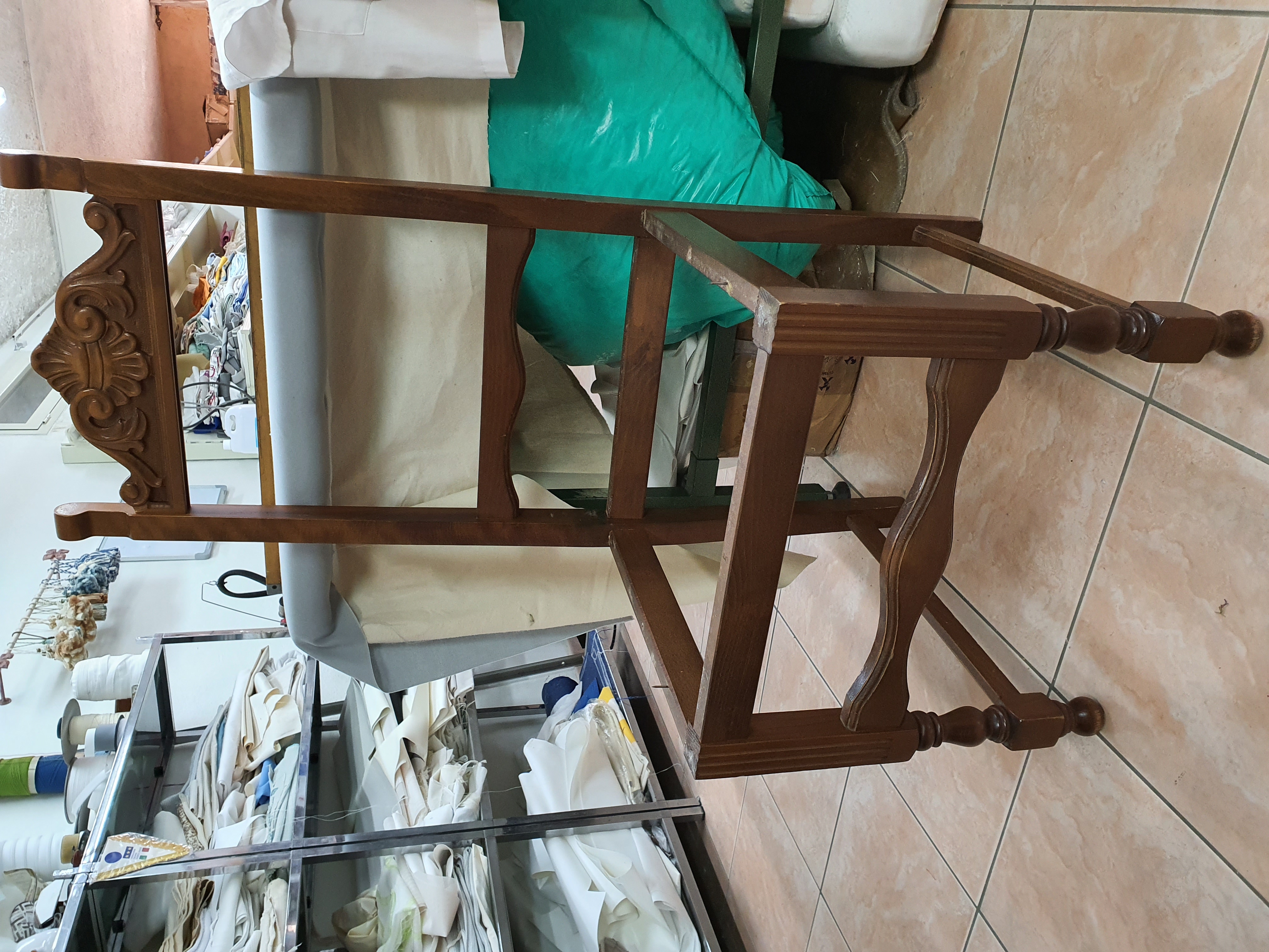 scheletro sedia