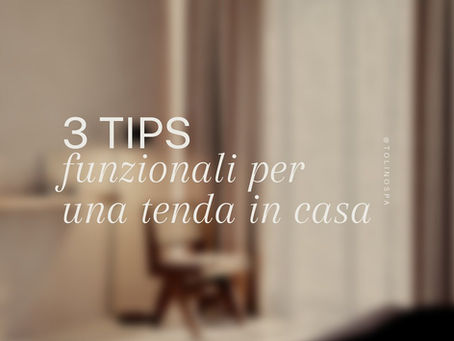 🏡Consigli funzionali🛋Per una tenda in casa. Scopri di più insieme a noi✨