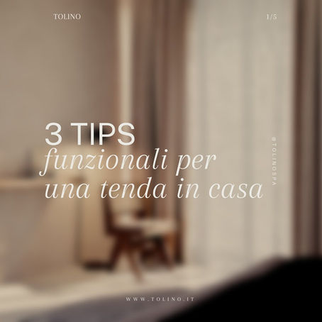🏡Consigli funzionali🛋Per una tenda in casa. Scopri di più insieme a noi✨