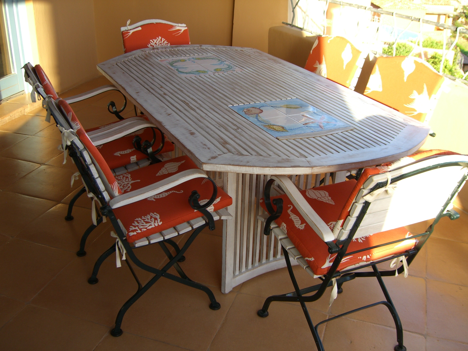 Tavolo Teak shaby schic