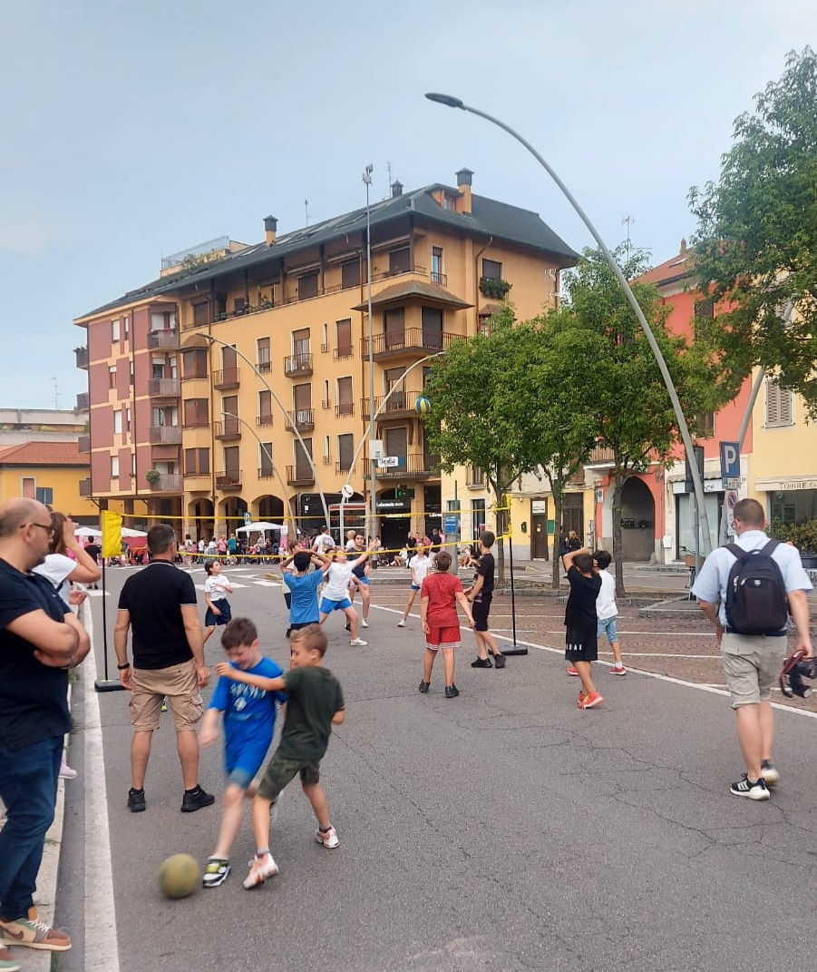 Campo da Volley in Piazza