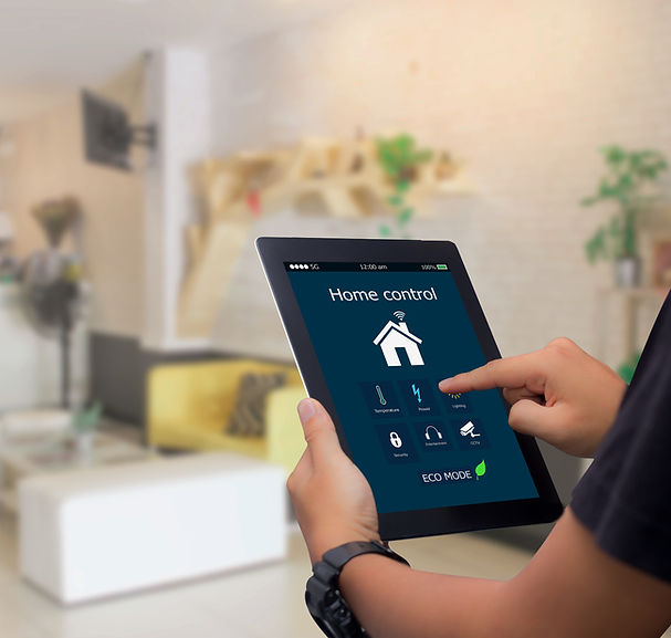 tablette de controle de consommation énergetique d'une maison