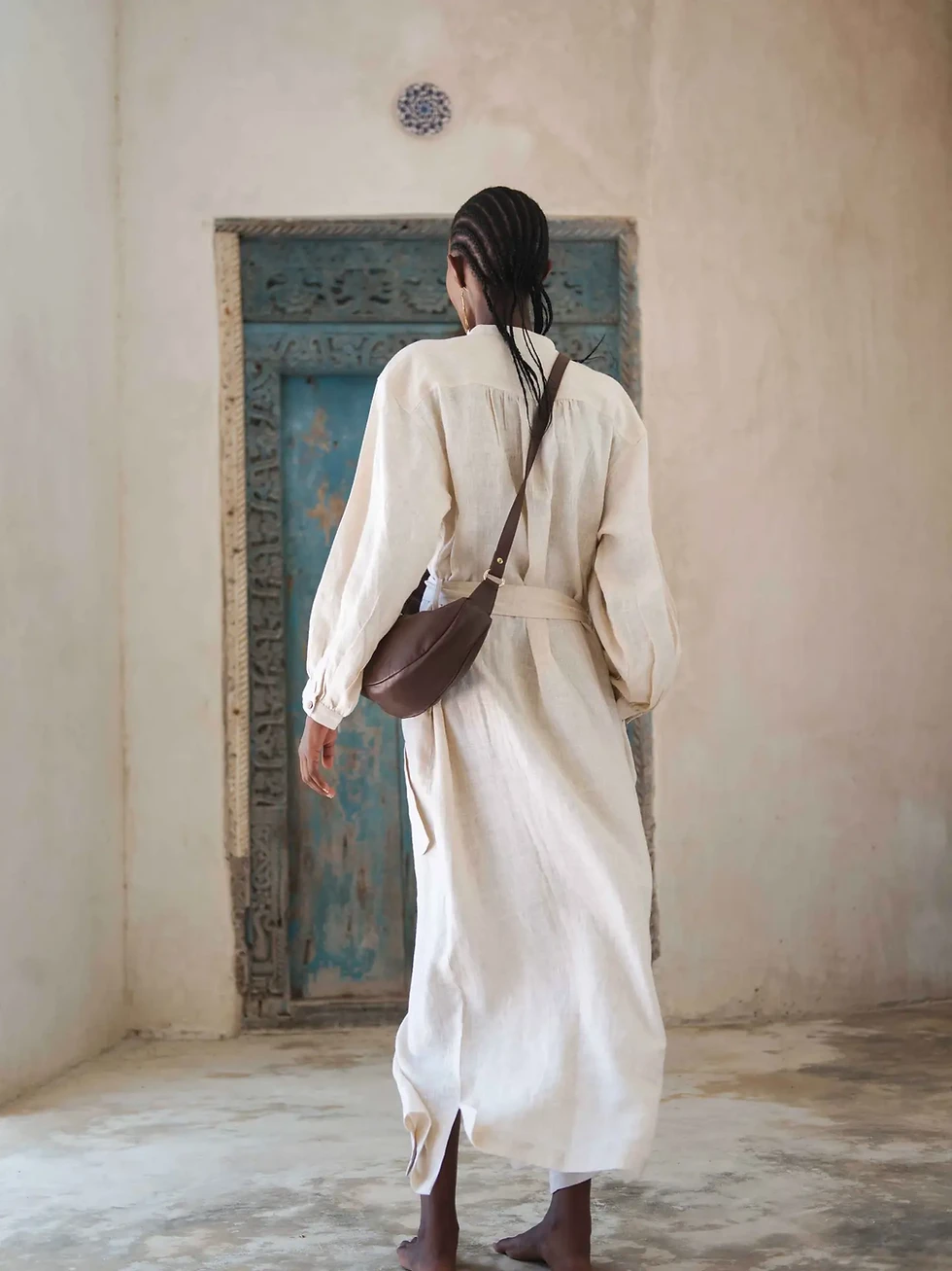 Thumbnail: Malkia Shirt Dress Creme