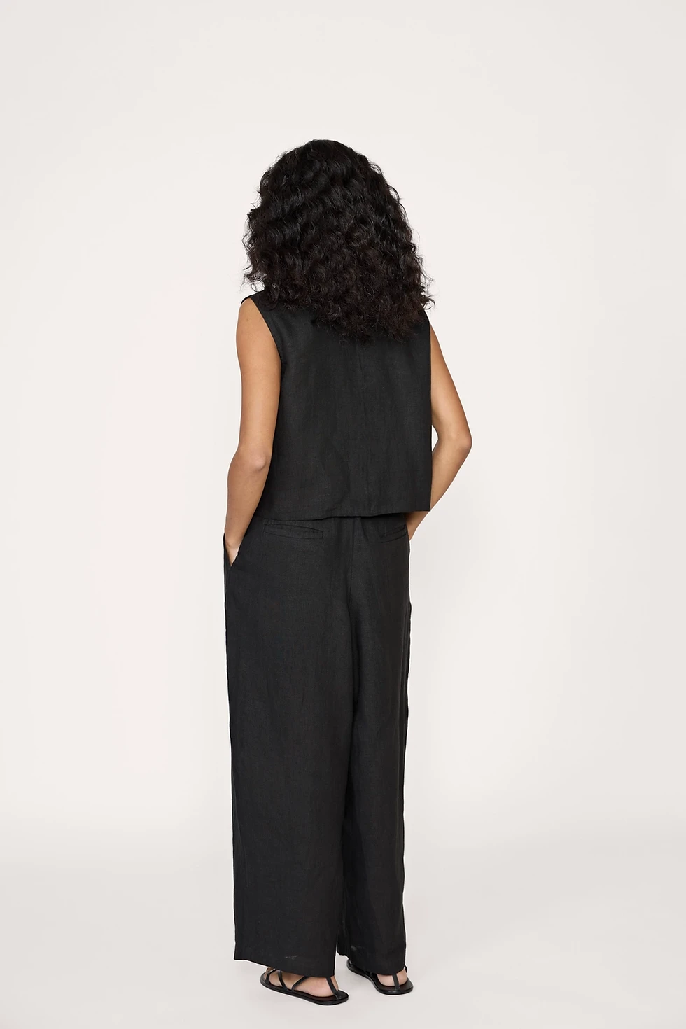 Thumbnail: Linen Boyfriend Pant