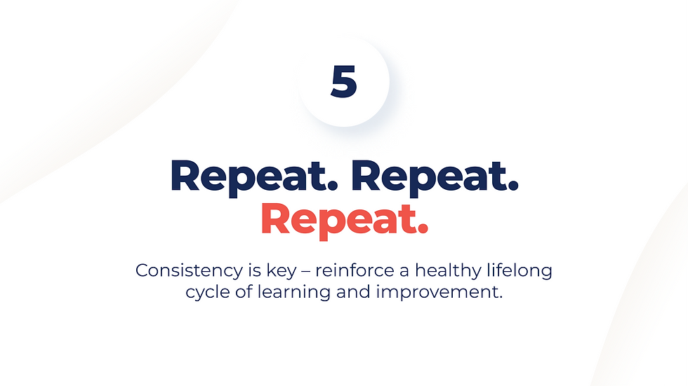 consistency is key