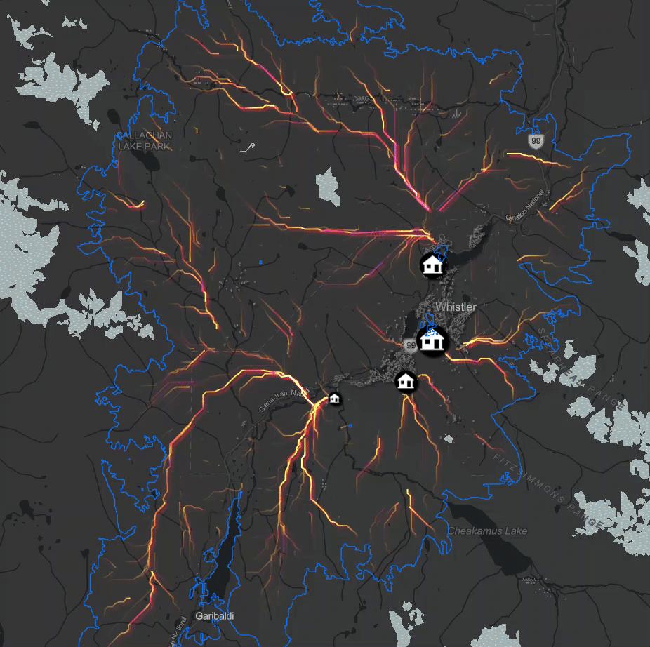 wildfire visualization flow renderer